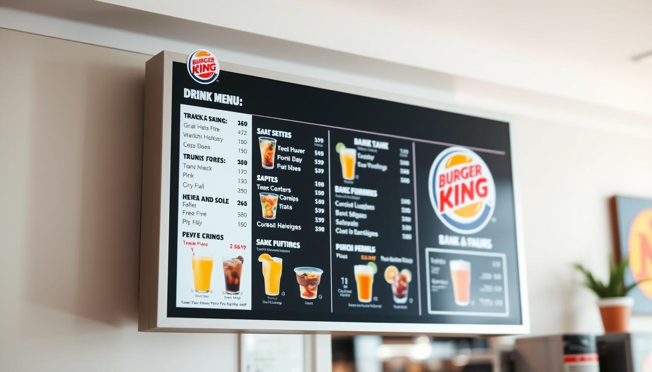 Burger King Drink Menu