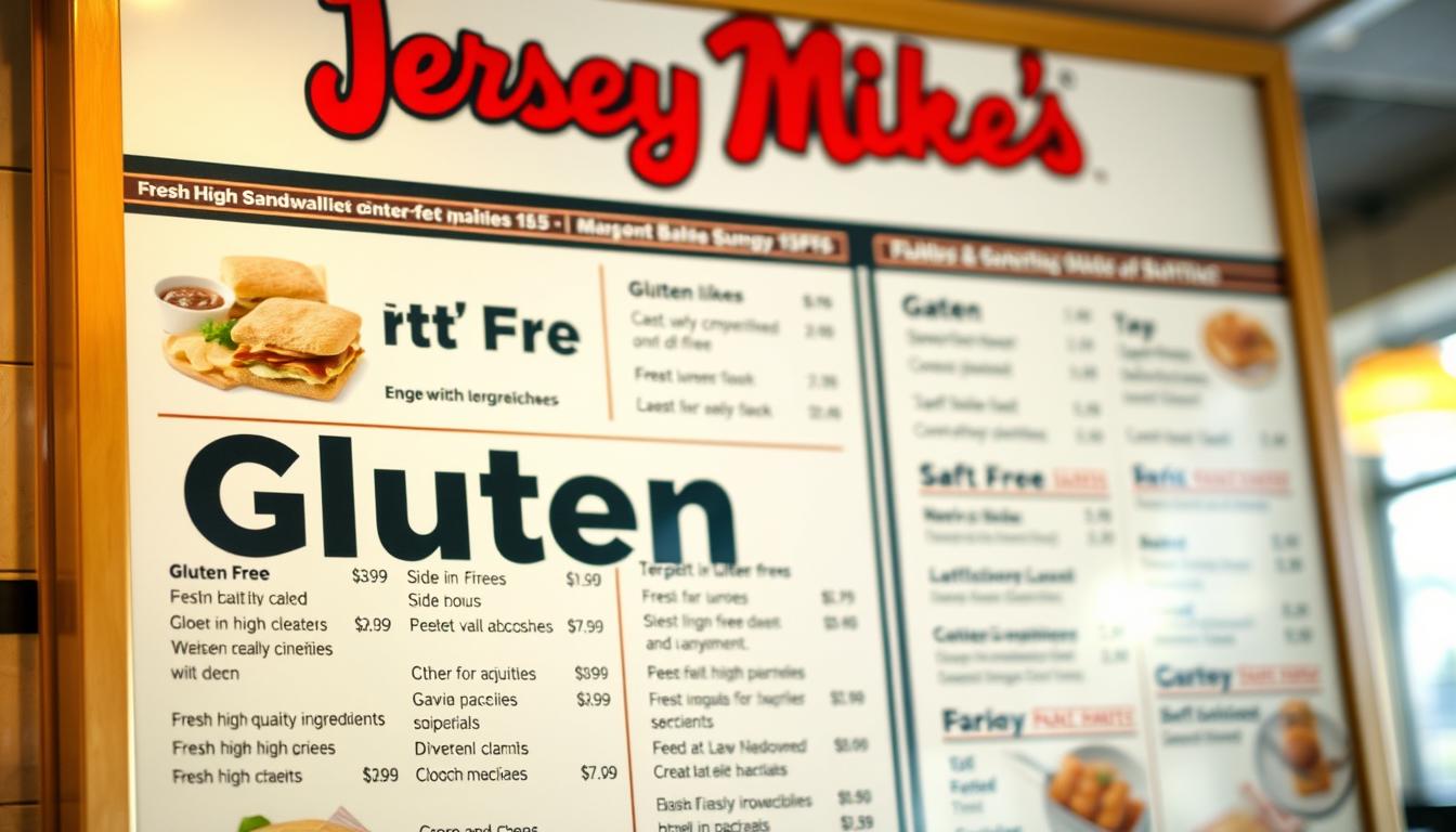 jersey mike's gluten free menu
